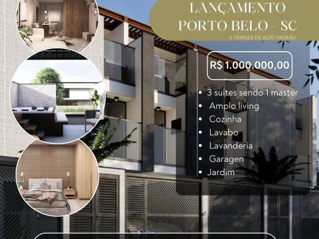 #CT699 - Triplex para Venda em Porto Belo - SC